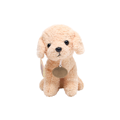 [Toy Poodle] Sitting Beige 25cm