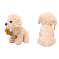 [Toy Poodle] Sitting Beige 25cm