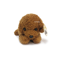 [Toy Poodle] Lying Brown 30cm