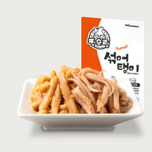 [Zzingorang] Peanut Buttered Roast Squid Mixed 140g - 50EA/CTN